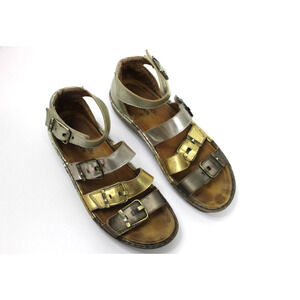 Naot Begonia Women's Size 39 Leather Buckles Wedge Gladiator Sandals Shoes